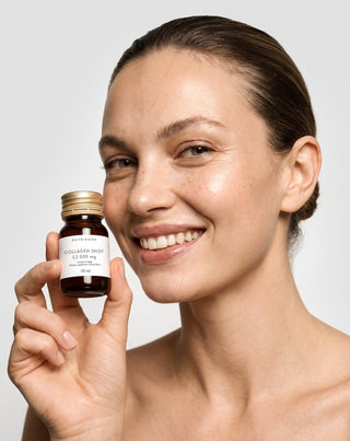 Flydende kollagen-shots med vitaminer kosttilskud 12.000 mg 30 × 30 ml Nutridome