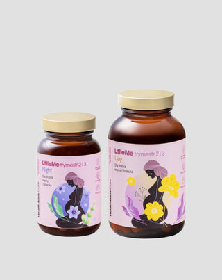 LittleMe graviditetsstøtte supplement trimester 2 og 3 Health Labs Care 150 kapsler - 1