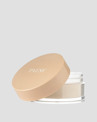 Naturlig, løs ansigtspudder af byg, der fikserer og matterer makeuppen Paese - 4