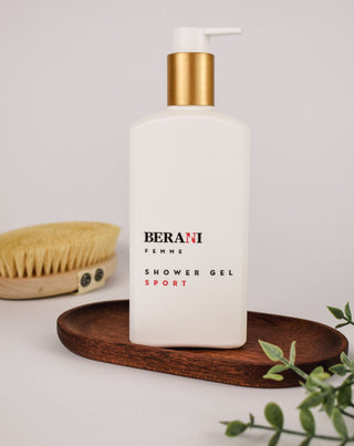 Naturlig Sport Shower Gel til at rense huden efter en intens træning Berani Femme - 2