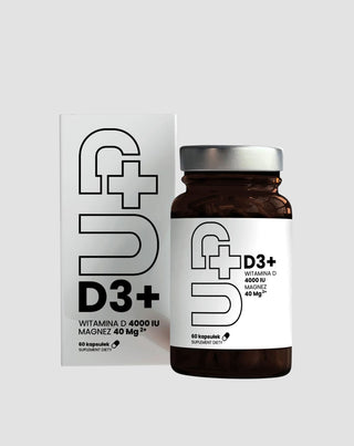 Up D3+ D3-vitamintilskud kombineret med magnesium UP Health Pharma 60 kapsler - 3