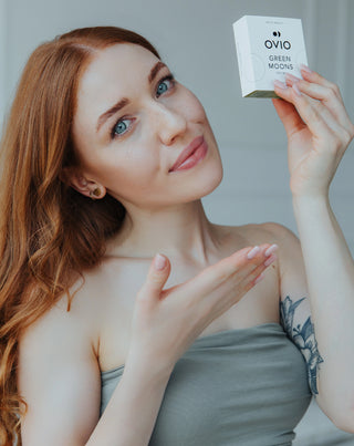 Green moons no. 3 farvede kontaktlinser med sølvstriber green moons no. 3 Ovio - 2