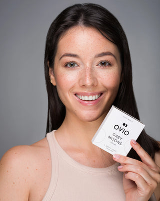 Grey moons no. 1 askefarvede månedskontaktlinser grey moons no. 1 Ovio - 2