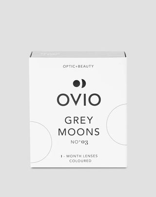 Grey moons no. 3 grafitfarvede månedskontaktlinser. 3 Ovio - 1