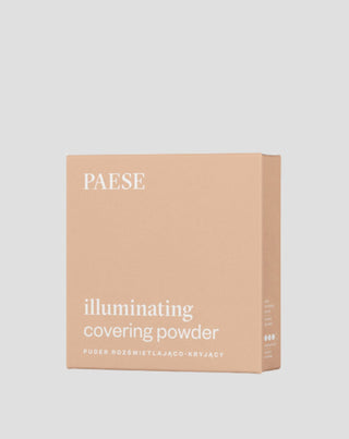 Oplysende, dækkende, presset ansigtspudder farve 1C varm beige Illuminating Paese - 3
