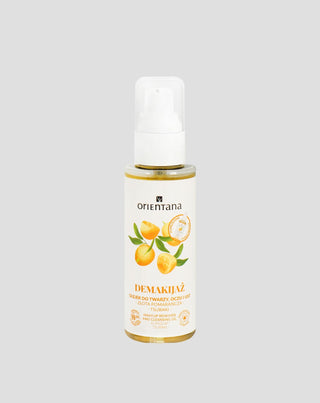 Orientana golden orange and tsubaki face and eye makeup remover oil - 1