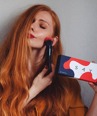 Nr. 11 Say Makeup støvfri løs pudderbørste - 2