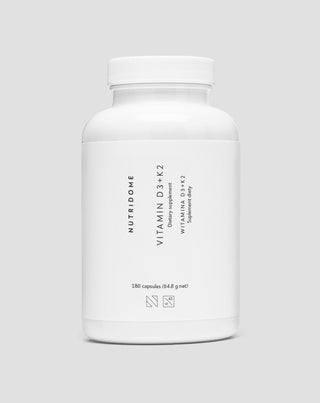 Vitaminer D3+K2 med inulin til støtte for skelettet og immunforsvaret Nutridome 180 stk. - 1