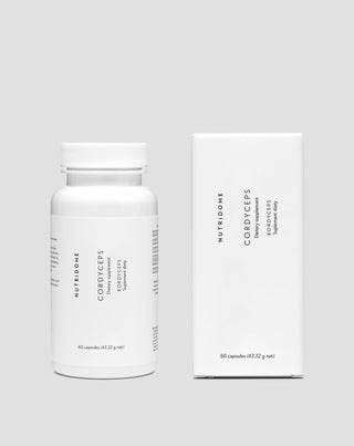 Kordyceps ekstrakt 1200 mg 7% kordycepssyre energi immunforsvar Nutridome 60 kapsler - 2