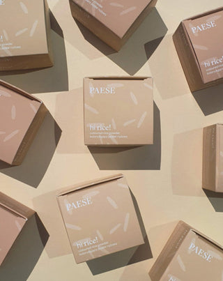 Fikserende og matterende løst rispudder farve 10 lys beige Hi Rice Paese - 4