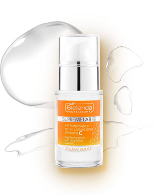 Lysnende serum med ultrastabilt C-vitamin 4% Supremelab Energy Boost Bielenda - 2