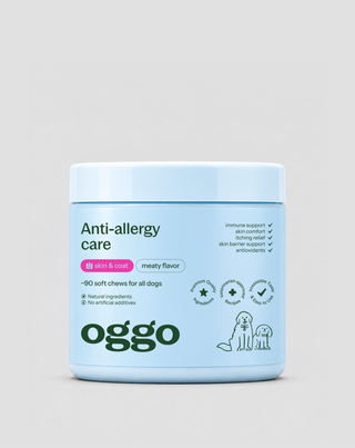 Kosttilskud til allergi og sensitiv hud til hund Anti-Allergy Care Oggo 180 g - 1