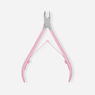 Professionel 5 mm neglebåndsklipper med lyserødt satinhåndtag You Beauty - 1