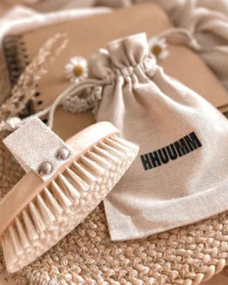 Tør kropsmassagebørste med agavefiberstrimmel No. 3 Hhuumm - 2