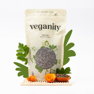 Vitale fibre Psylliumfrø 80 % og Psylliumskaller 20 % Veganitet 200 g