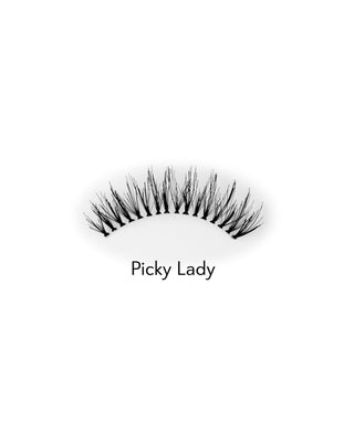 Kunstige 2d-vipper til flergangsbrug, lette og bløde Picky Lady Bamm!Lashes - 2