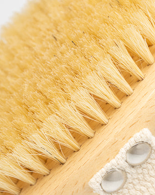 Uddo kropsmassagebørste med naturlige vildsvinehår