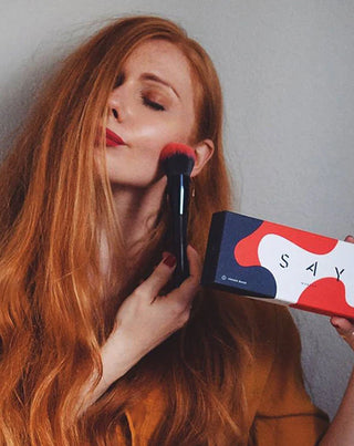 Nr. 11 Say Makeup støvfri løs pudderbørste - 2