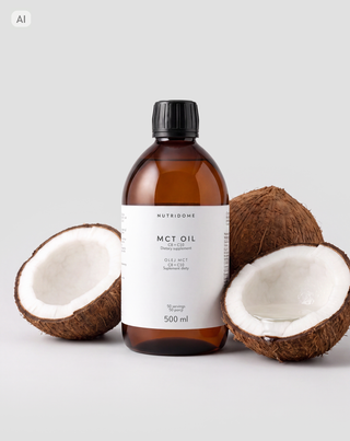 MCT olie C8+C10 til støtte for energi og koncentration Nutridome