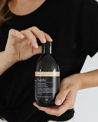 Nærende shampoo til tørt hår uden sl og sles for at genskabe hårets blødhed Sendo - 2