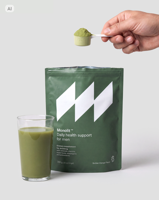 Kosttilskud til mænd omfattende støtte til kroppen, vitaminer, mineraler, fiber monolit