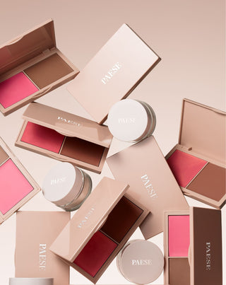 Cream face contouring palette kiss my cheeks warm Paese - 4