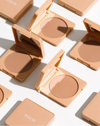 Presset bronzer Selfglow 02 Warm med aktive ingredienser til ansigtskonturering Paese - 6