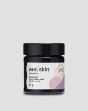 Mel Skin brightening enzymatisk ansigtsscrub med frugtsyrer