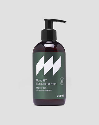 Brusegel til mænd med aloe vera, sandeltræsduft Monolith - 1