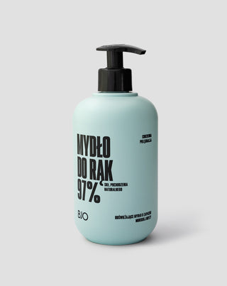 Forfriskende flydende håndsæbe med agurkeekstrakt og havbrisduft fra Bjo - 1