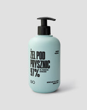 Forfriskende vegansk shower gel med agurkeekstrakt og havbrise-duft fra Bjo