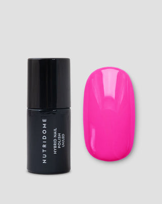 Hybridlak til negle UV/LED Pink Bloom 014 Nutridome - 1