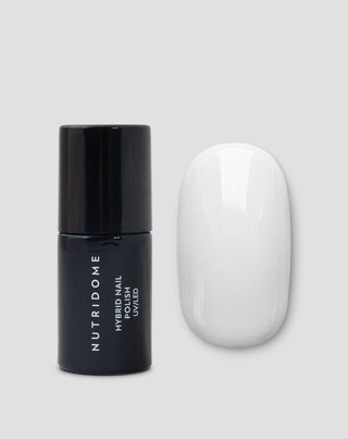 Hybridlak til negle UV/LED White Classic 001 Nutridome - 1