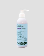 Lakseolie 100% tilskudsfoder til hunde for immunitet og energi Oggo 250 ml