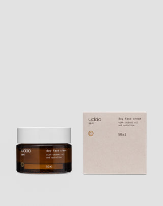 Let dagcreme til ansigtet med spirulina og naturlige olier til alle hudtyper Uddo - 3