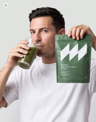 Kosttilskud til mænd omfattende støtte til kroppen, vitaminer, mineraler, fiber monolit