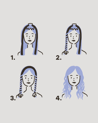 Silkerulle til krølning af hår uden varme Feel (no) heat Twisty - 4