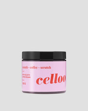 Celloo body scrub med kaffe og naturlige olier for at reducere cellulite og strækmærker