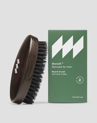Skægbørste i bøgetræ med naturlige vildsvinehår Monolith - 3