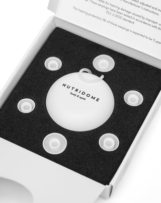 Lyddæmpende ørepropper sæt med fire størrelser Nutridome - 4