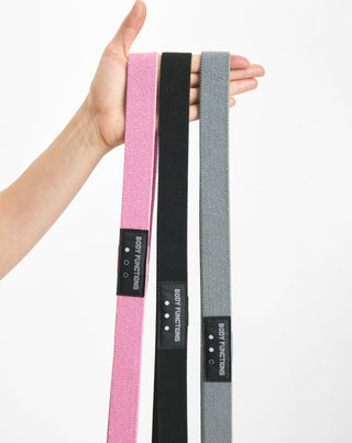 Body Functions 208 cm lange modstandsbånd til fitnessøvelser sæt med 3 stk _2 - 2