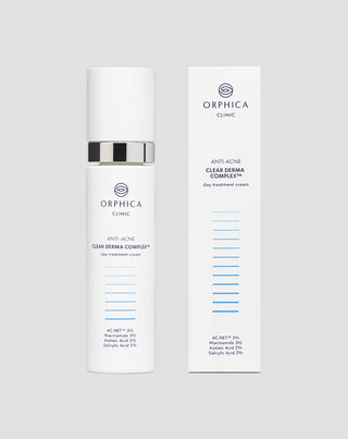 Anti-akne dagcreme med salicylsyre og azelainsyre mod uren hud Anti-Acne Orphica Clinic 50 ml