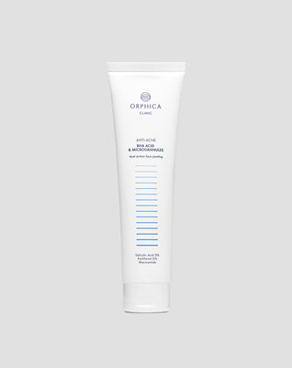 Ansigtspeeling til uren hud med niacinamid, panthenol, BHA og mikrogranuler Anti-Acne Orphica Clinic