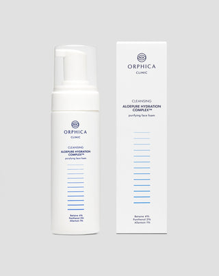 Renseskum til sensitiv og akneudsat hud med betain, panthenol og allantoin Cleansing Orphica Clinic 150 ml